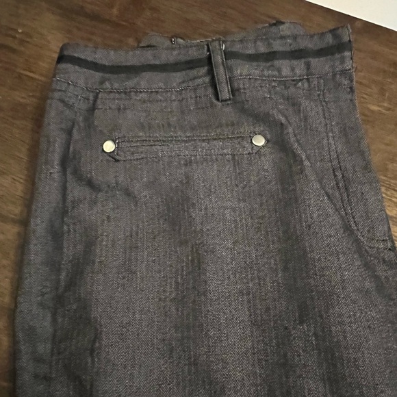 Black hatchmark trousers - Picture 2 of 8